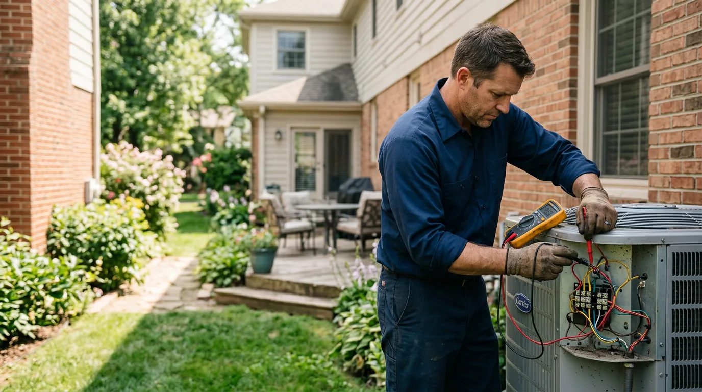 HVAC technician working near Sunset, SC